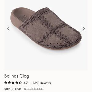 The Zak Bolinas clogs brown suede patch 6